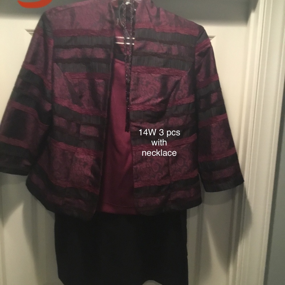 Skirt tank and jacket 3 piece